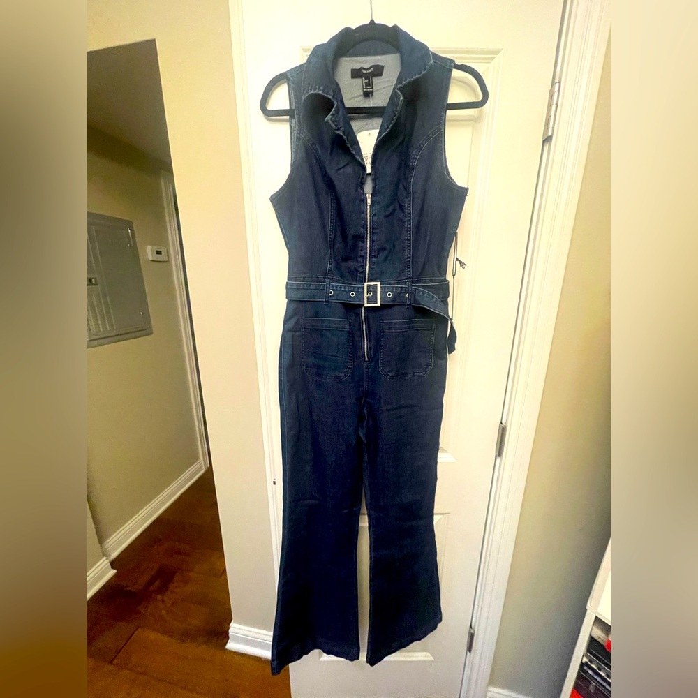 Forever 21 denim jumpsuit- size large